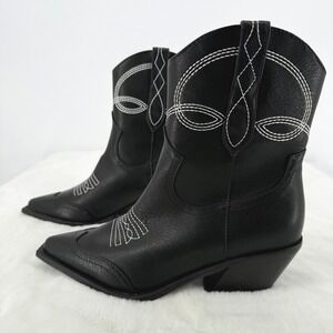 BILLINI Western Boots Women's Size 8 UDEL Black